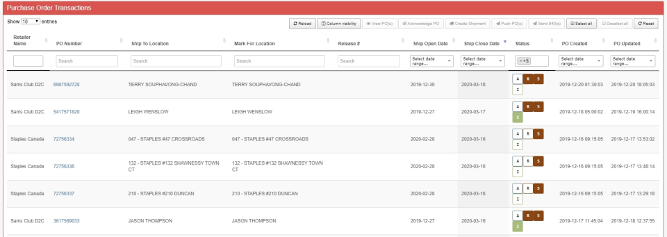 screenshot of EDI COMPLIANCE & EASY INTEGRATION
